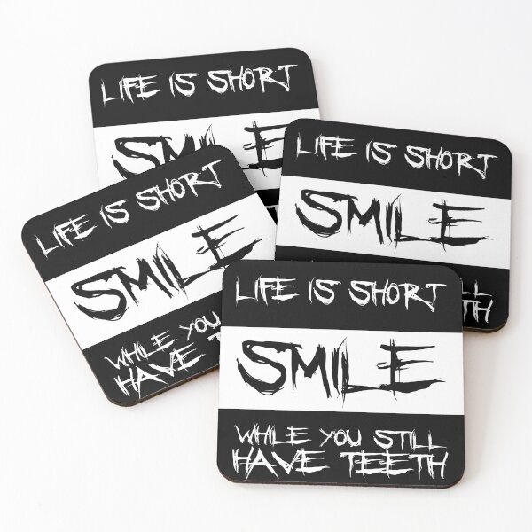Item preview, Life is short smile while you still have teeth designed and sold by Purple-Light.