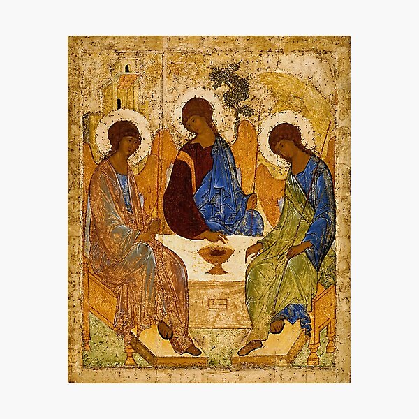 Item preview, Holy Trinity Painting Rublev Trinity  designed and sold by paulafaulk.