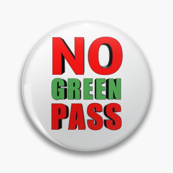 Item preview, No green pass, vaccine passport, designed and sold by zrogti.