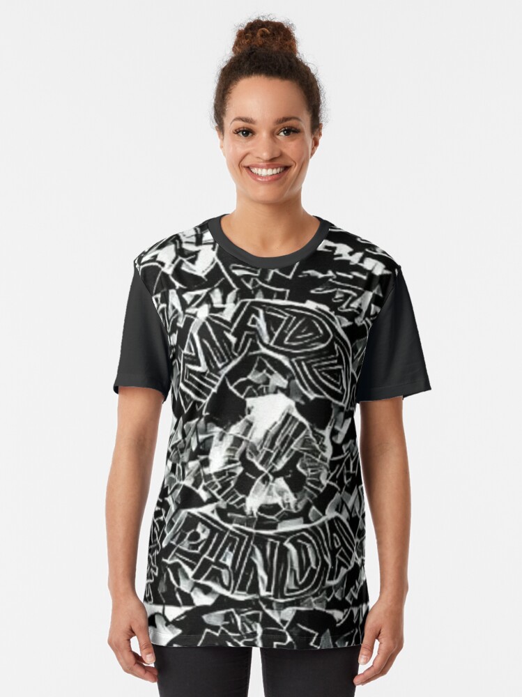 Alternate view of Madd Panda (crazy style) Graphic T-Shirt