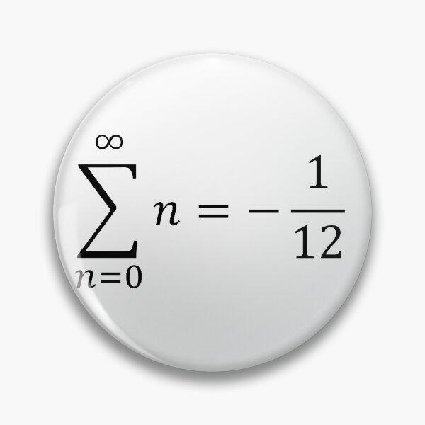 Item preview, sum of all natural numbers, calculus and math designed and sold by NoetherSym.