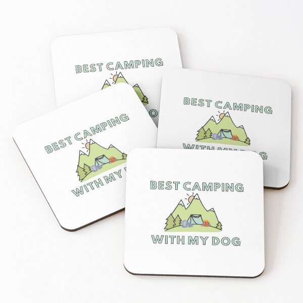 Item preview, Best Camping with my dog designed and sold by Zip-Zup.