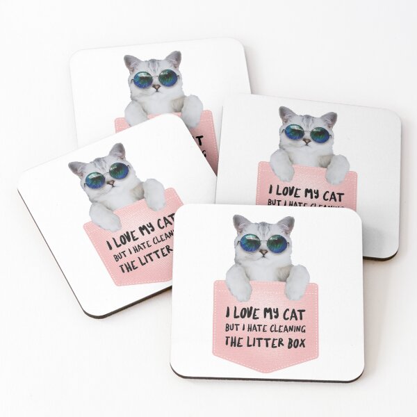 Item preview, I love my cat, but I hate cleaning the litter box designed and sold by Dvzshirts.