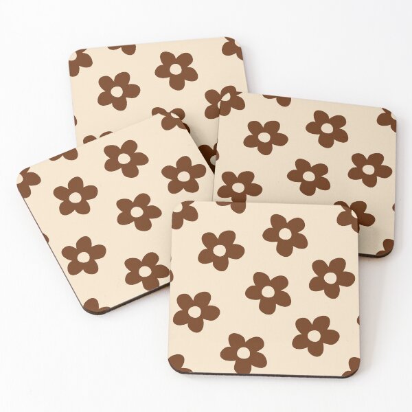 Item preview, minimalist dark academia floral print brown designed and sold by y2krevival.