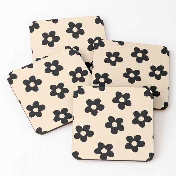 Item preview, minimalist dark academia floral print black designed and sold by y2krevival.