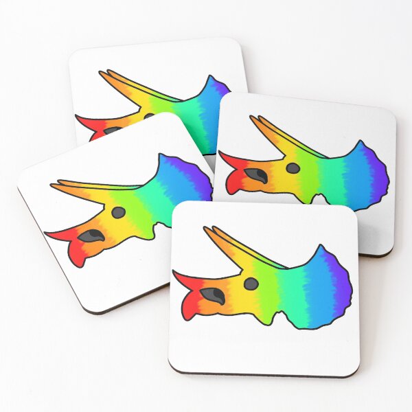 Item preview, Rainbow Triceratops Skull designed and sold by BruceDCrocodile.