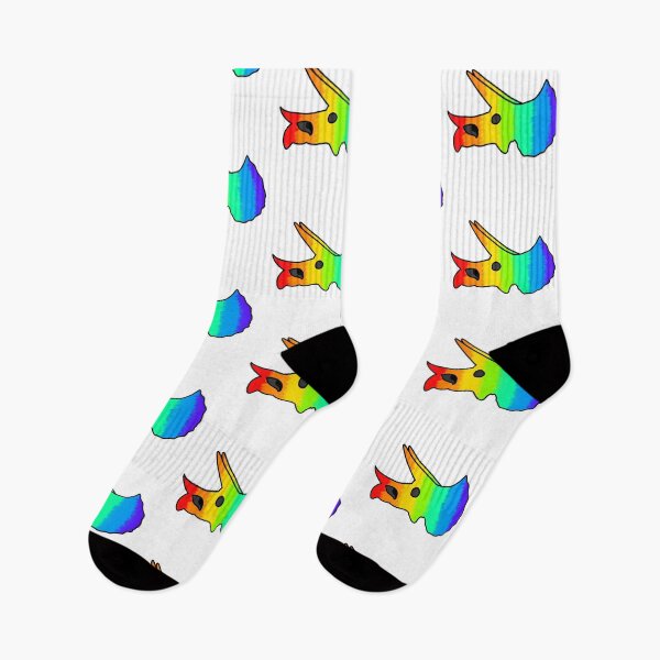 Item preview, Rainbow Triceratops Skull designed and sold by BruceDCrocodile.