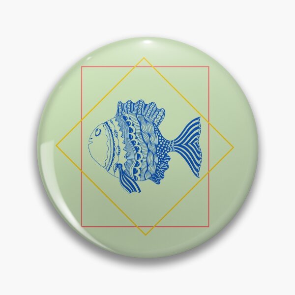 Item preview, Vintage Spotted Damsel Fish designed and sold by Red-ElYoubi.