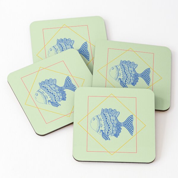 Item preview, Vintage Spotted Damsel Fish designed and sold by Red-ElYoubi.