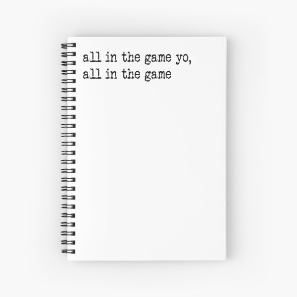 Item preview, All In The Game Yo designed and sold by Anzarr.