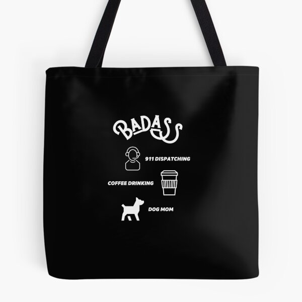 Item preview, 911 DISPATCHING COFFEE DRINKING DOG MOM designed and sold by GrannysGarage.