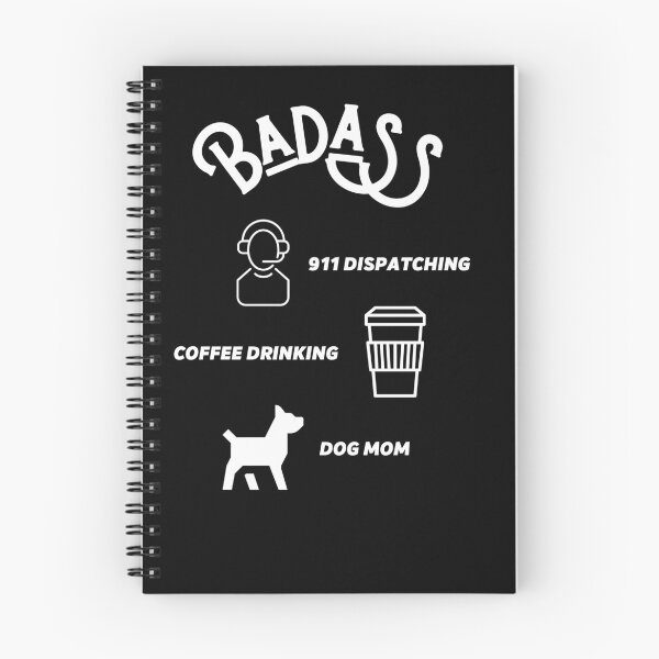 Item preview, 911 DISPATCHING COFFEE DRINKING DOG MOM designed and sold by GrannysGarage.