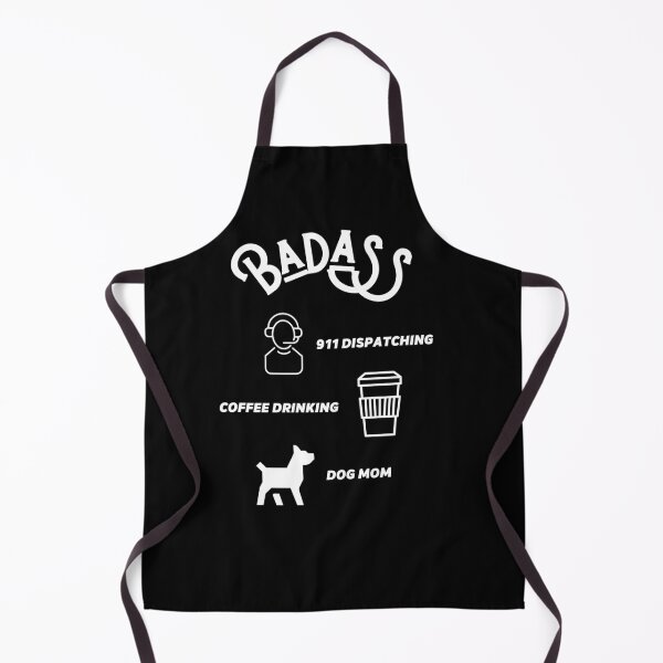 Item preview, 911 DISPATCHING COFFEE DRINKING DOG MOM designed and sold by GrannysGarage.