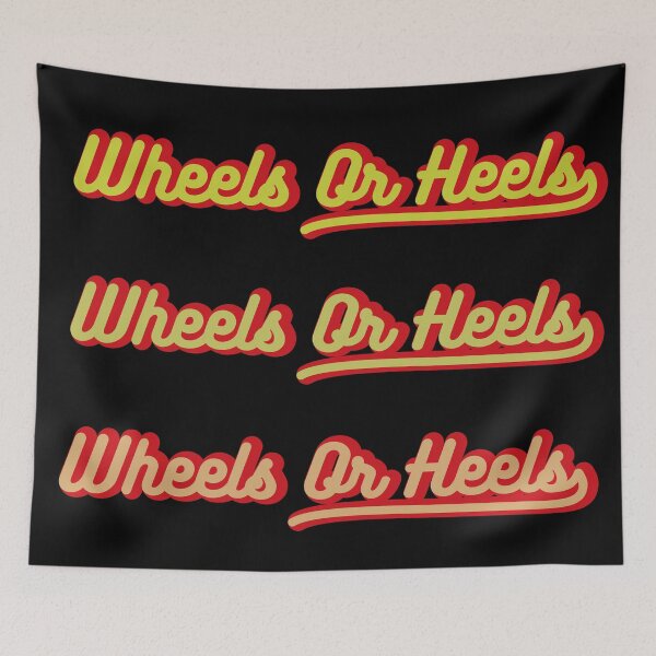 Item preview, Wheels or Heels Simple Retro Design  designed and sold by Vimbuy.