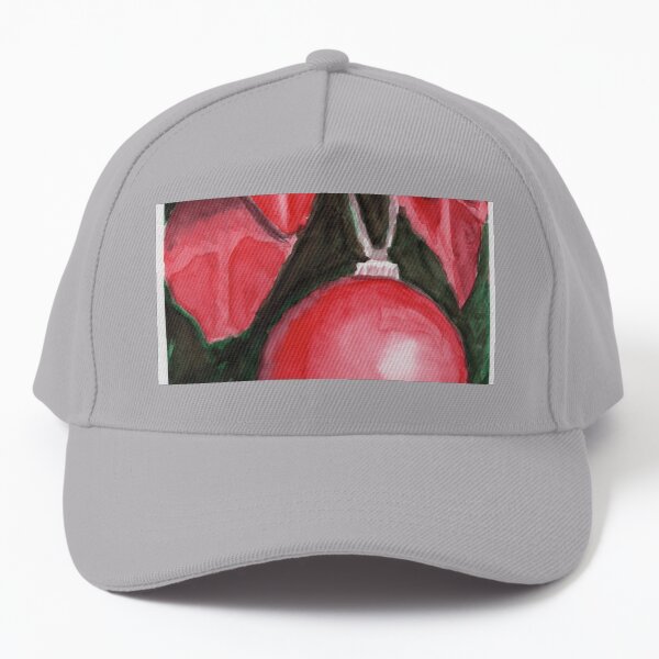 Red Ornament Baseball Cap