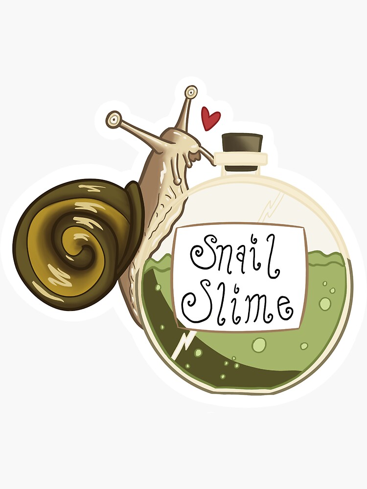 "Snail Slime Potion Bottle" Sticker for Sale by SpellYouLater Redbubble