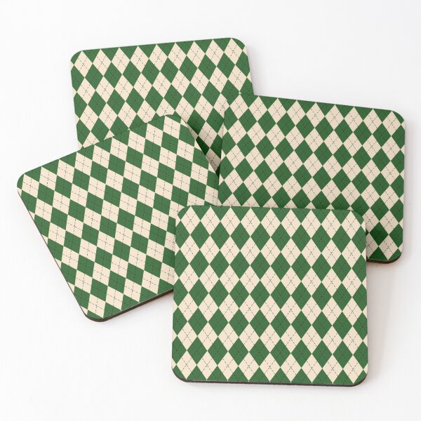 Item preview, green argyle print designed and sold by y2krevival.
