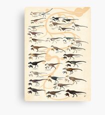 Tyrannosauroid Dinosaurs Canvas Print