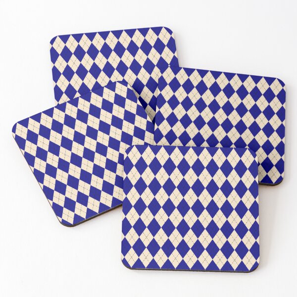 Item preview, blue argyle print designed and sold by y2krevival.