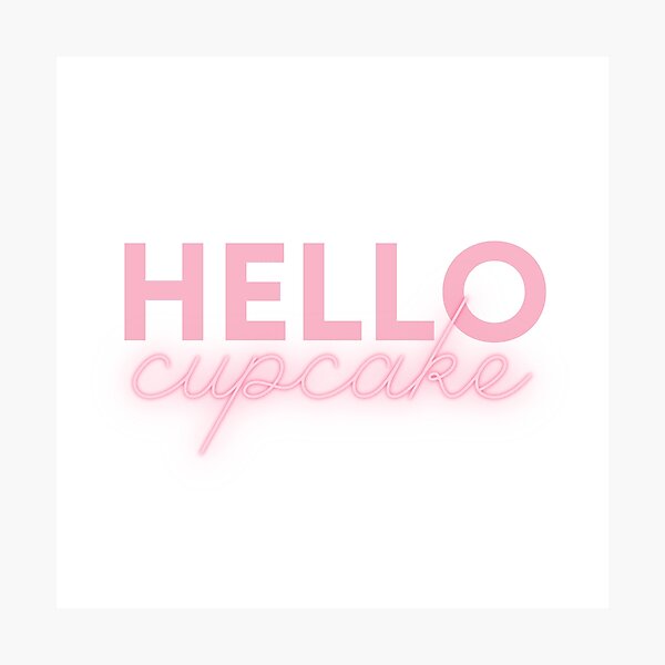 Item preview, Hello Cupcake designed and sold by AProperLemon.