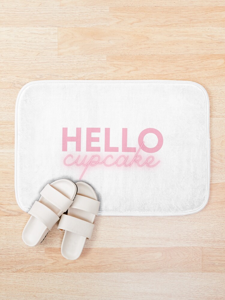 Thumbnail 1 of 6, Bath Mat, Hello Cupcake designed and sold by AProperLemon.