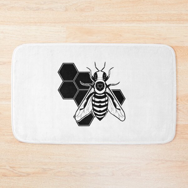 Item preview, Black and White Honey Bee designed and sold by SpellYouLater.