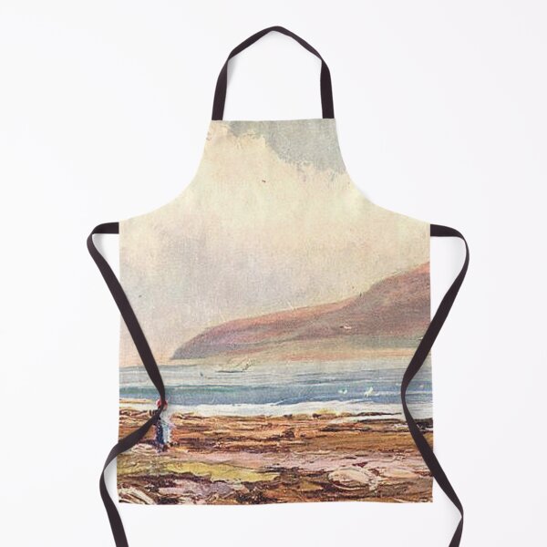 Item preview, Vintage Illustration of Holy Isle from Lamlash Bay, Isle of Arran designed and sold by yourscotland.