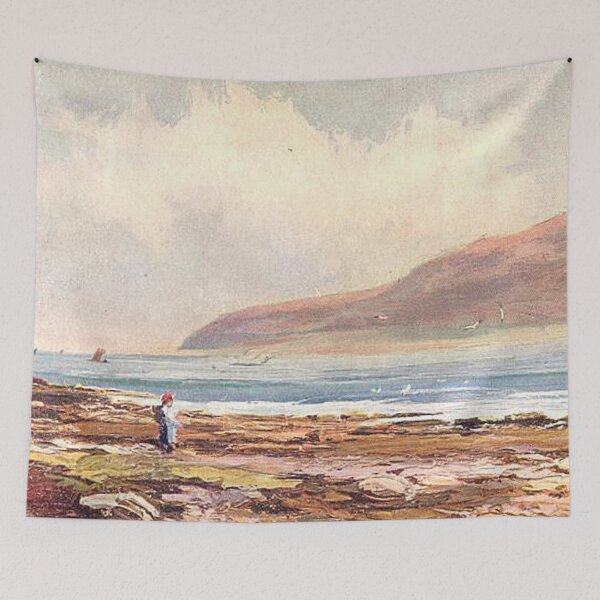 Item preview, Vintage Illustration of Holy Isle from Lamlash Bay, Isle of Arran designed and sold by yourscotland.