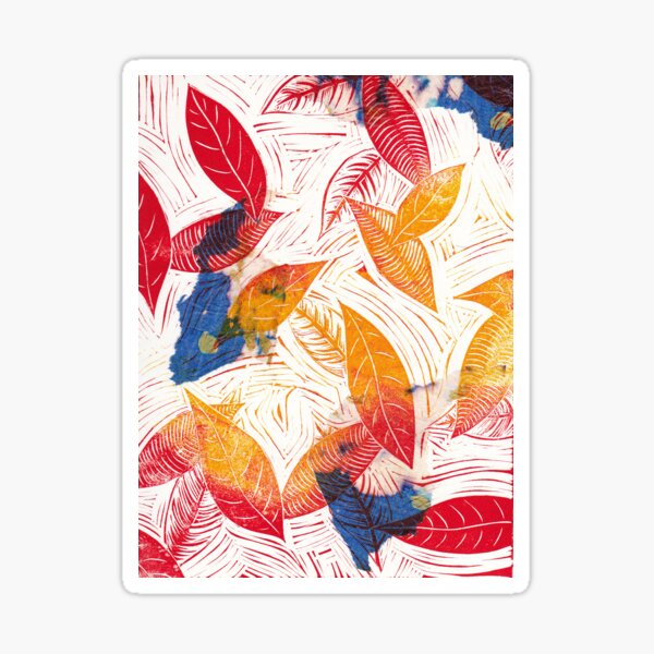 Leaves of Joy Sticker