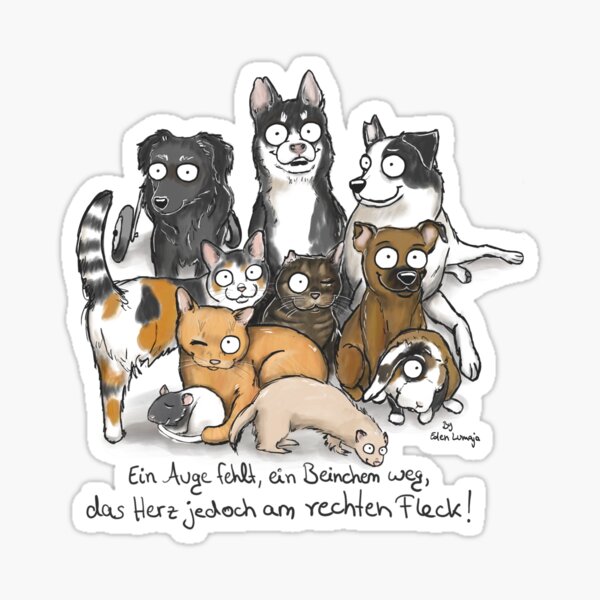 Beinchen weg Sticker