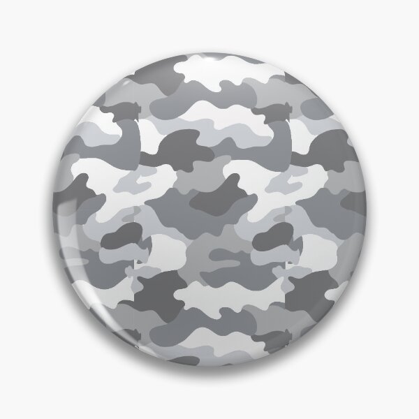 Item preview, CAMOUFLAGE GRAY WHITE ARMY PATTERN  designed and sold by GracePrintShop.