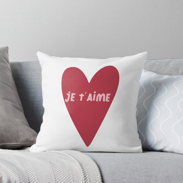 Item preview, JE T'AIME EN CORAZÓN ROJO designed and sold by BilberryCreate.