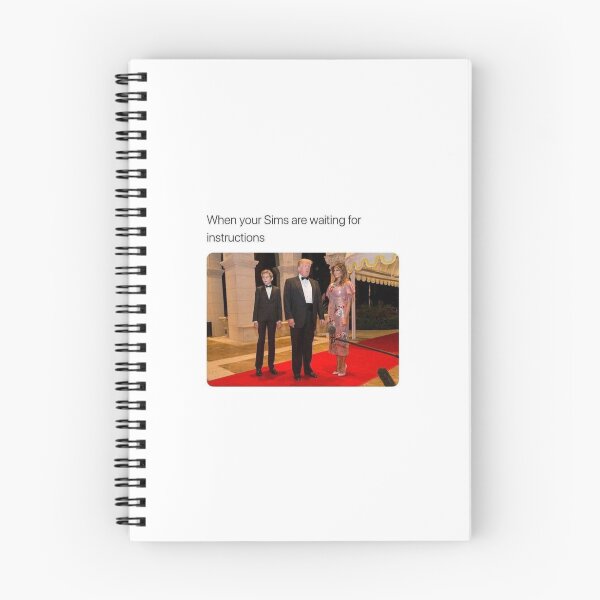 Item preview, funny sims 4 trump meme designed and sold by Hellomydesign.