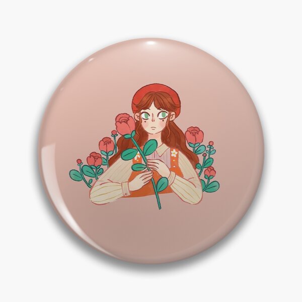 Item preview, BERET GIRL IN ROSE GARDEN designed and sold by AVeryBusyKiKi.