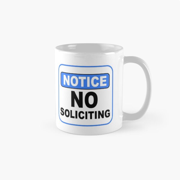 Item preview, Notice No Soliciting designed and sold by SwampfoxDesign.