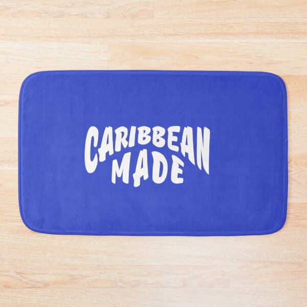 Item preview, Caribbean Made Curved Text Graphic designed and sold by Anti-MAGA Merch.