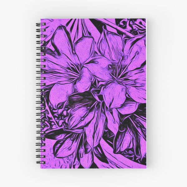 Item preview, Purple Cyber Daylilies designed and sold by Minxylynx4.