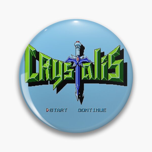 Artikelvorschau, Crystalis-Startbildschirm - Videospiele entworfen und verkauft von Retro Occult.