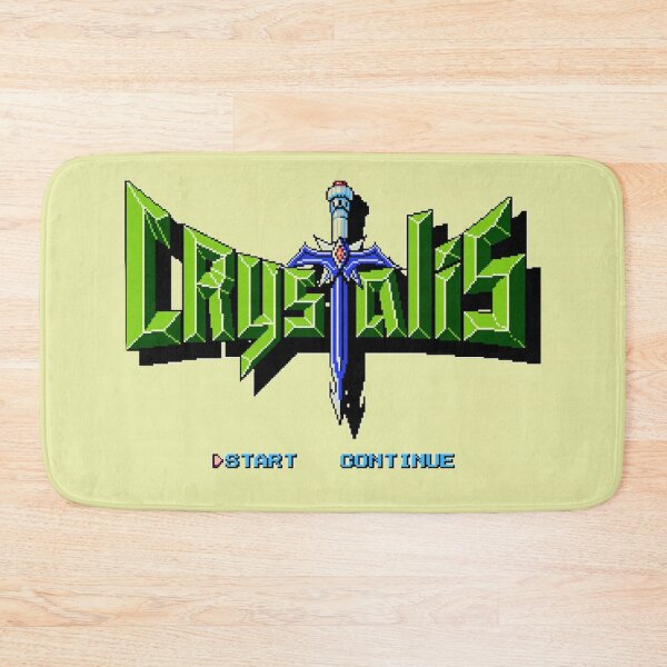 Item preview, Crystalis Start Screen - video games designed and sold by Retro Occult.
