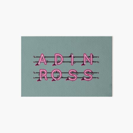 &ldquo;Adin Ross neon pink&rdquo; Art Board Print by all-quotes | Redbubble