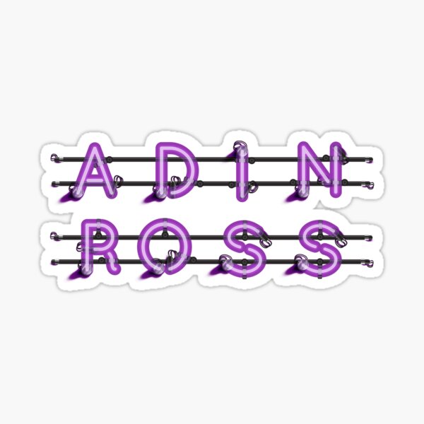 &ldquo;Adin Ross neon purple&rdquo; Sticker for Sale by all-quotes | Redbubble