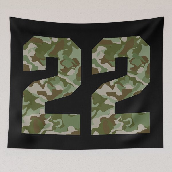 Item preview, Army Camouflage Number Twenty-two Soldiers Lucky Number 22 designed and sold by Urosek.