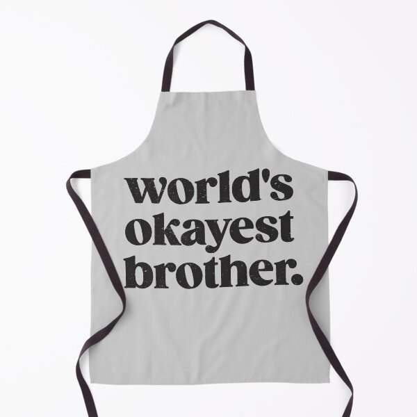 Item preview, world's okayest brother - Black Text designed and sold by sticker-stacker.