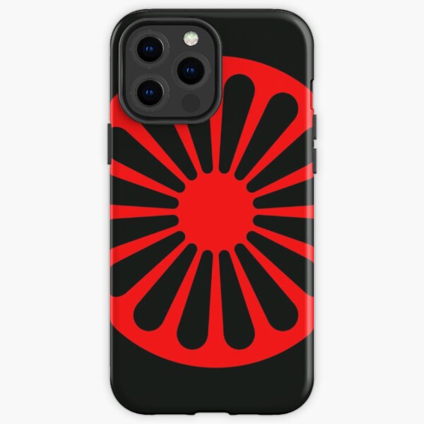 Romani anarchist flag iPhone Tough Case