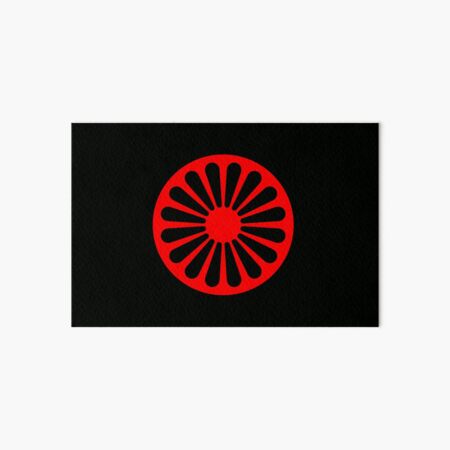 Romani anarchist flag Art Board Print