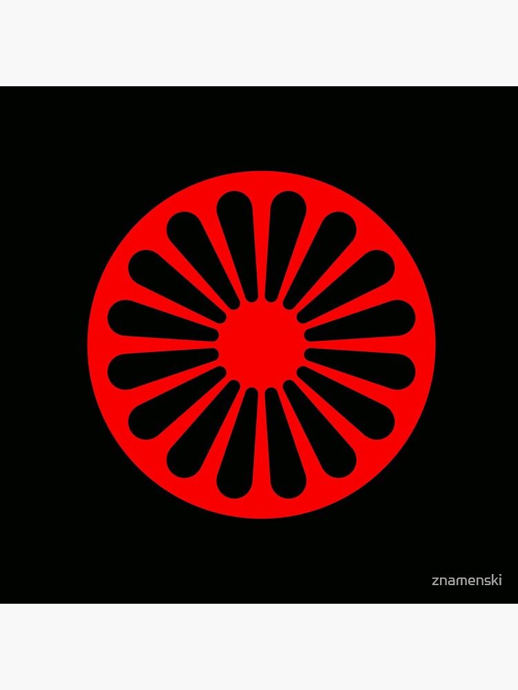 Romani anarchist flag #Romanianarchistflag #Romaniflag #anarchistflag #Romani #anarchist #flag by znamenski