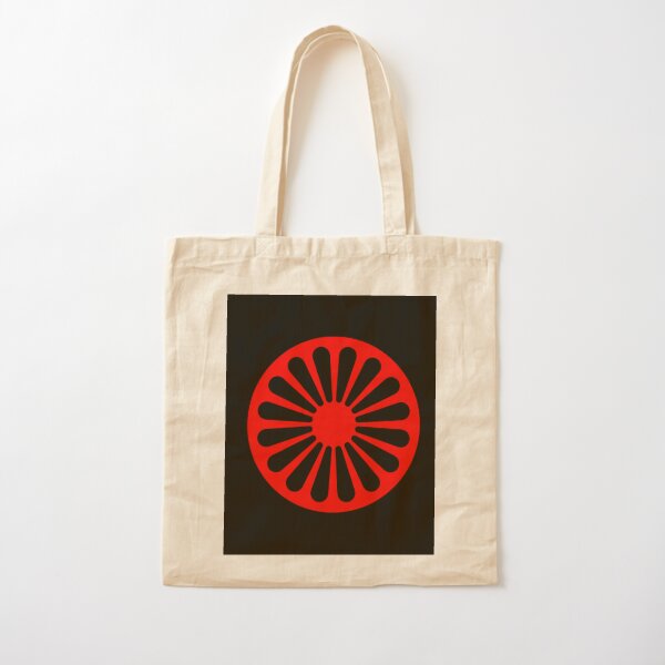 Romani anarchist flag Cotton Tote Bag