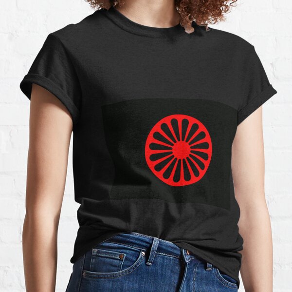 Romani anarchist flag #Romanianarchistflag #Romaniflag #anarchistflag #Romani #anarchist #flag  Classic T-Shirt