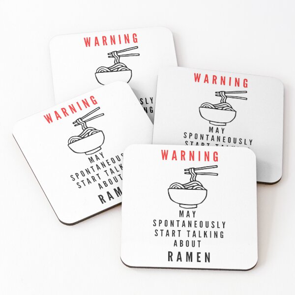 Item preview, Warning May Spontaneously Start Talking About Ramen  designed and sold by aniicreates.