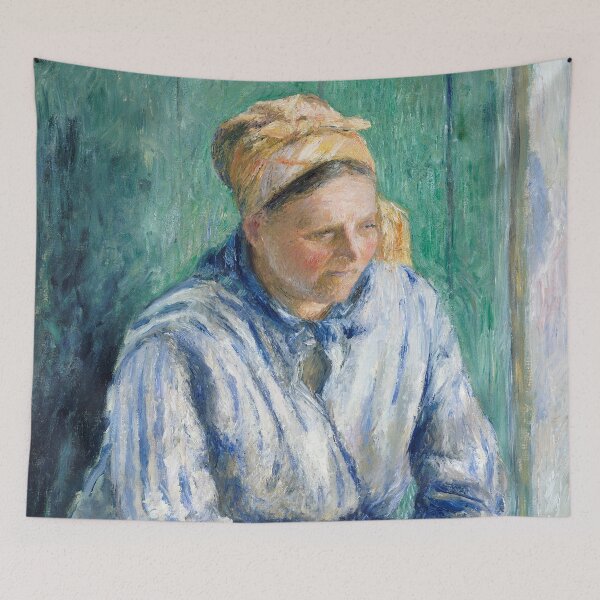 Item preview, Washerwoman by Camille Pissarro  designed and sold by redoARTstore.